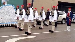 Greek Independence Day Parade  Evzones Marching [upl. by Bushore]