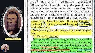 Heavens Physicality — How it Connects to our sda Pillar Doctrines [upl. by Aelak]
