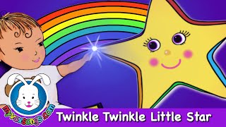 Twinkle Twinkle Little Star🌟 Nursery Rhyme with Lyrics 🌟 Twinkle Twinkle Lullaby by MyVoxSongs [upl. by Irrep149]