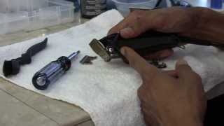 Oster Fast Feed  Oster Speed Line Clipper  How to Zero Gap  Custom Blade [upl. by Elleryt476]