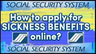 HOW TO APPLY FOR SSS SICKNESS BENEFITS ONLINE cherryboterph [upl. by Nie]