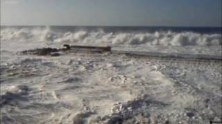 Monsterwellen in Bajamar  giant waves in Bajamar Tenerife [upl. by Emelita]