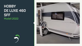 Caravan mit Heckküche amp Queensbett  HOBBY De Luxe 460 SFf  MJ 2022  caranvancenterbocholt [upl. by Aniale400]