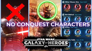 40 BEST GAC Teams in SWGOH No Galactic LegendsConquest Characters [upl. by Bohun538]