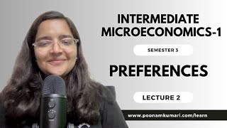 Lecture 2  Intermediate Microeconomics1  Preferences Completeness Transitivity Monotonicity [upl. by Retnuh]