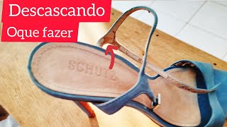 sandália schutz descascando oque fazer [upl. by Garceau]