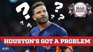 The Houston Astros have a PROBLEM  DLLS Rangers Podcast [upl. by Tager]