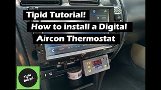 DIY How to install Digital Car Aircon Thermostat 9397 Toyota Corolla [upl. by Tomas]