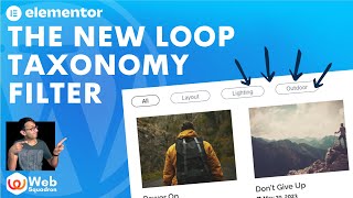 The NEW Loop Grid Taxonomy Filter  Elementor Wordpress Tutorial  Category  WooCommerce  Posts [upl. by Silvano]