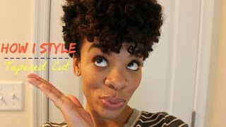 How I Style  Tapered Cut [upl. by O'Connor]