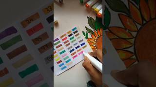 Relaxing colouring with art markers part 2🌈 art relaxing satisfying funny loveshorts [upl. by Spohr871]