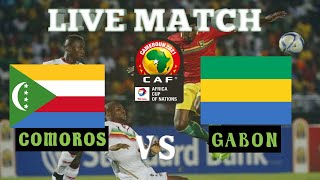 COMOROS VS GABON  AFCON 2022 LIVE MATCH  CAFTV  CAMOROS GABON CAMVSGAB [upl. by Atsok521]