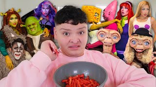 REACTING TO CELEBRITIES amp INFLUENCERS HALLOWEEN COSTUMES🤨 [upl. by Meri]