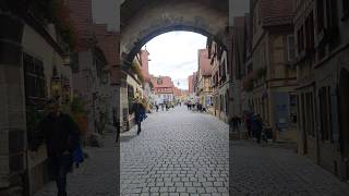 Rotenburg ob der Tauber shorts travel walking germany citytour respect historywalks [upl. by Ynitsed]