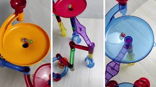 ASMR Video with jingle bells beads balls wooden toys marble run and other [upl. by Kisung]