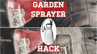 GARDEN PUMP SPRAYER TURN INTO FOAM CANNON HACK tagalog [upl. by Anek759]