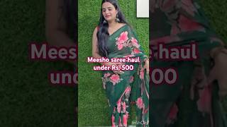 Meesho Maha Diwali Sale Saree haul  Meesho saree haul shorts snappygirls02 [upl. by Ispep]