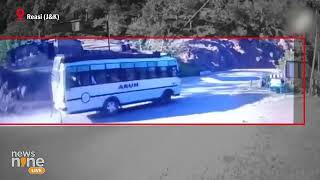 Reasi Terror Attack CCTV Visuals of the Bus Before the Terror Attack  News9 [upl. by Slrahc360]