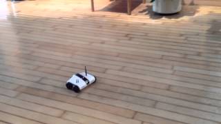 Brookstone Rover App Controlled Spy Tank Review  Deemable Tech [upl. by Eudocia]