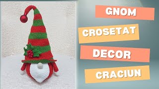 Gnom crosetat decor de Craciun Partea aIIa [upl. by Violette]