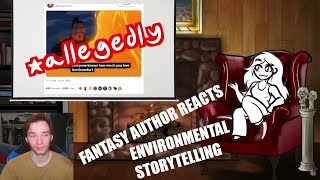 Fantasy Author Reacts  Trope Talk Environmental Storytelling by Overly Sarcastic Productions [upl. by Adnovad]