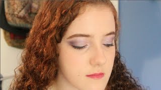 HowTo  Glittery Purple Tutorial using Revlon PhotoReady Primer  Shadow in 520 Watercolor [upl. by Cressida756]