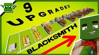 9 Minecraft 5x5 Village Blacksmith Upgrades Speedbuild Timelapse [upl. by Oisangi]