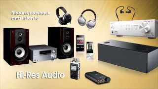 Sony  What is HighResolution Audio Captions available [upl. by Atiuqal]