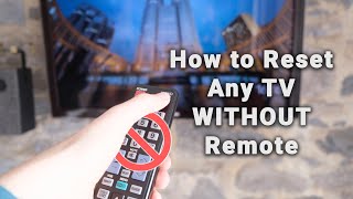 How to Reset Any TV WITHOUT Remote  Cold Boot  Fixes 50 of Issues [upl. by Onej781]