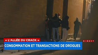 Les histoires d’horreur continuent de se multiplier sur l’«allée du crack» à Montréal  reportage [upl. by Brause73]