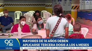 Mayores de 18 años ya pueden vacunarse a los 4 meses de la segunda dosis en Colombia [upl. by Enihpled87]