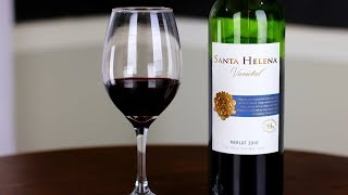 2016 Santa Helena Merlot Wine Review [upl. by Ylsew]