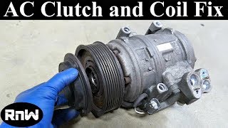 How to Remove and Replace an AC Compressor Clutch and Bearing Long Version [upl. by Googins140]