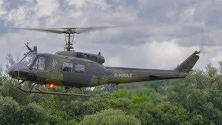 Landung Bell UH1D  Huey  DHWAZ ex7087  LSV Seligenstadt Zellhausen [upl. by Hickie173]