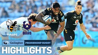 Wasps v Bristol  HIGHLIGHTS  6 Try Thrashing  Gallagher Premiership 202122 [upl. by Stephania370]