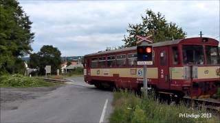 Železniční přejezd Mladá Boleslav  Čejetice [upl. by Garlaand]