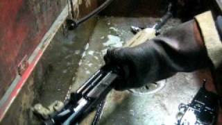 Using a parts washer to clean an AR15 22lr [upl. by Illom]