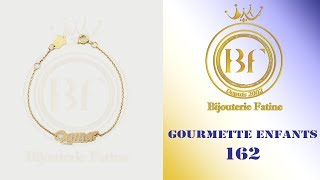 Gourmette pour enfant 162 en Or 18 Carats [upl. by Inoliel]