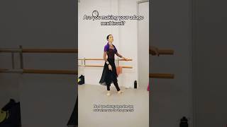 TRAIN YOUR BARRE PROPERLY ✨ HOLD TURNOUT ballettips vaganova dance dancetechnique [upl. by Nonahs]