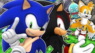 Sonic Shadow amp Tails Visit Chao Garden VR Chat [upl. by Veriee557]