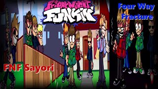 FNF Sayori vs tord Four way fracture Friday Night Funkin فرايدي نايت فانكين 🎤 [upl. by Kwok]