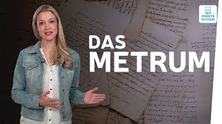 So bestimmst Du das Metrum im Gedicht I musstewissen Deutsch [upl. by Cogn88]