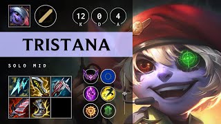 Tristana Mid vs Yone Perfect KDA Legendary  EUW Master Patch 1419 [upl. by Ahsiam]