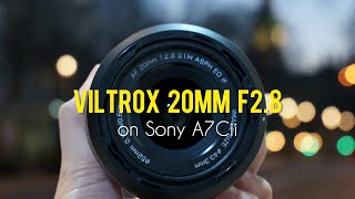 Viltrox 20mm f28 review ft Sony A7Cii Super Lightweight Ultra Wide Angle [upl. by Naira]