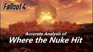 Fallout 4  Where the Nuke Hit Accurate Analysis Map Comparison of PreWar and PostWar [upl. by Oer929]