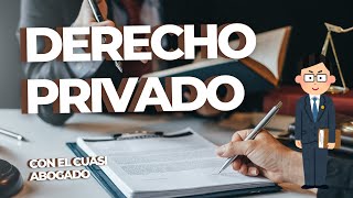 Conoce el DERECHO PRIVADO [upl. by Olra]