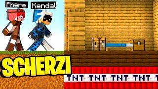 10 SCHERZI DA FARE AI TUOI AMICI SU MINECRAFT [upl. by Yelats]