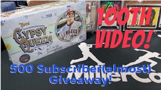 MASSIVE AUTO 2018 Topps Gypsy Queen Milestone Giveaway CLOSED [upl. by Donata353]