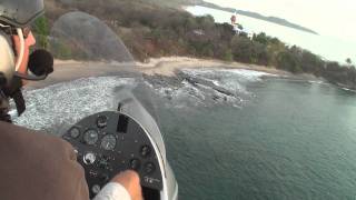 Gyrocopter stunt  Flying at very low level in FULLHD [upl. by Dragone]