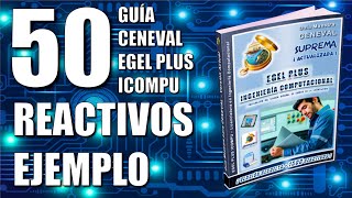 Guía CENEVAL EGEL PLUS INGENIERÍA COMPUTACIONAL  50 Reactivos Simulador Ejemplo  Temas [upl. by Ennaer836]